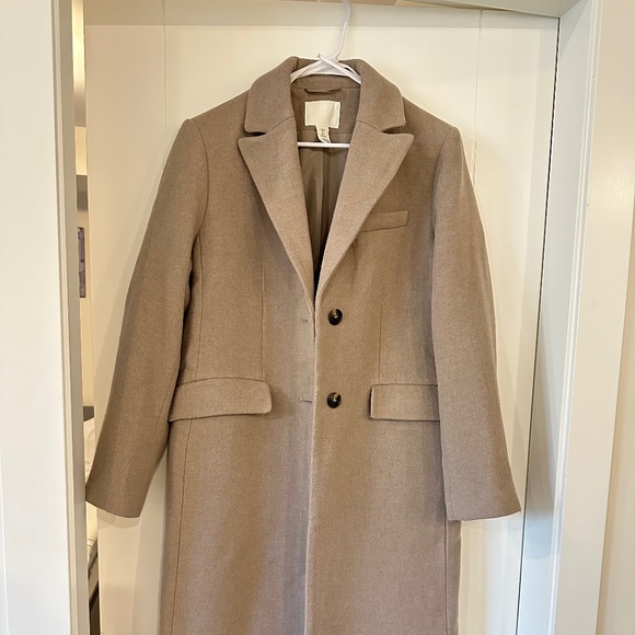 Long wool oversized coat - Picture 1 of 3
